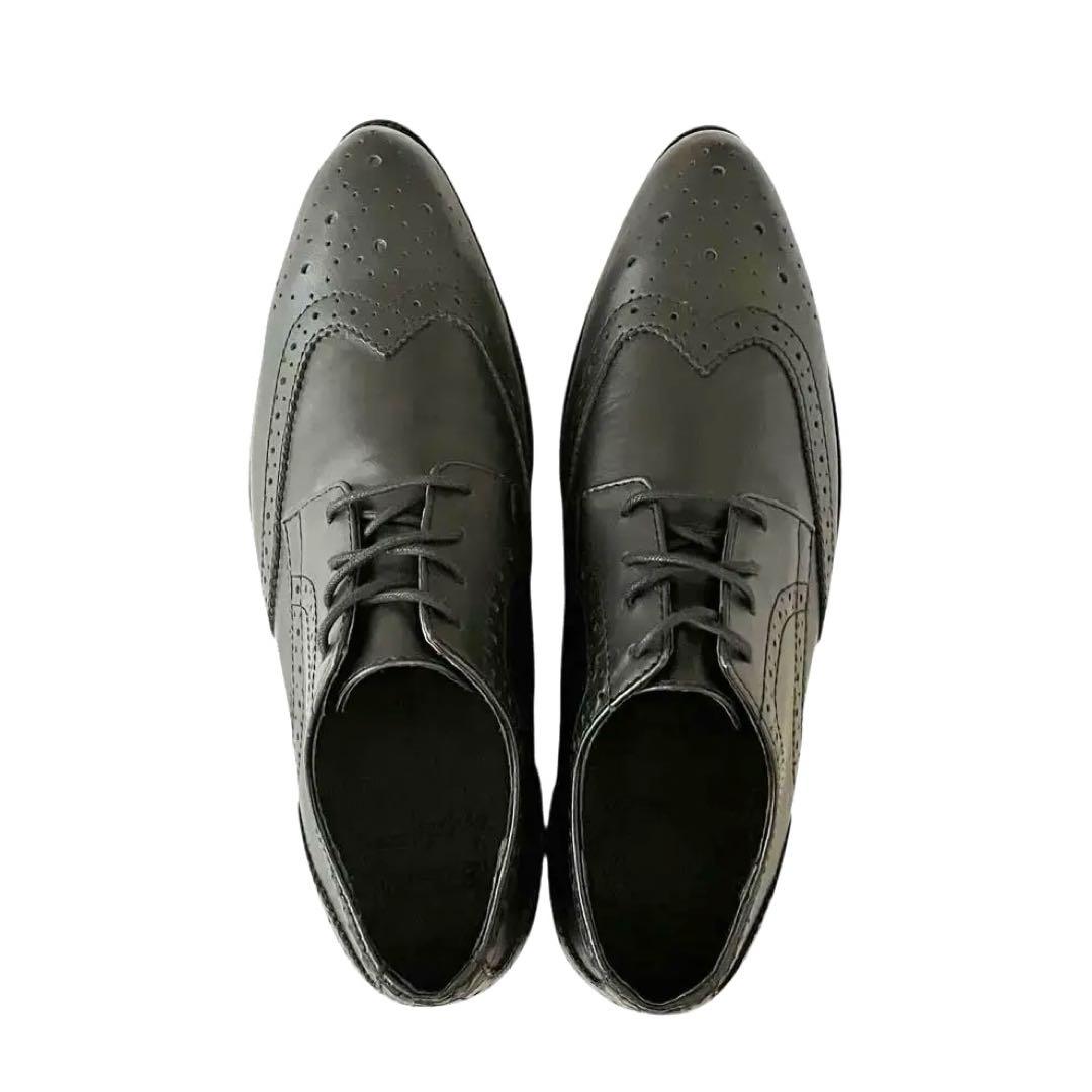 【極美品】◾️ヨウジヤマモト◾️レザーシューズ◾️レースアップ◾️フルブローグ◾️ブラック