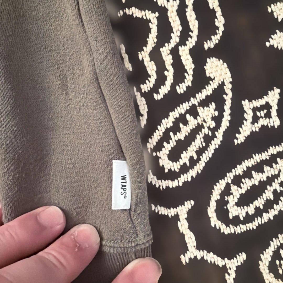 WTAPS クルーネックスウェット オリーブグリーン　04