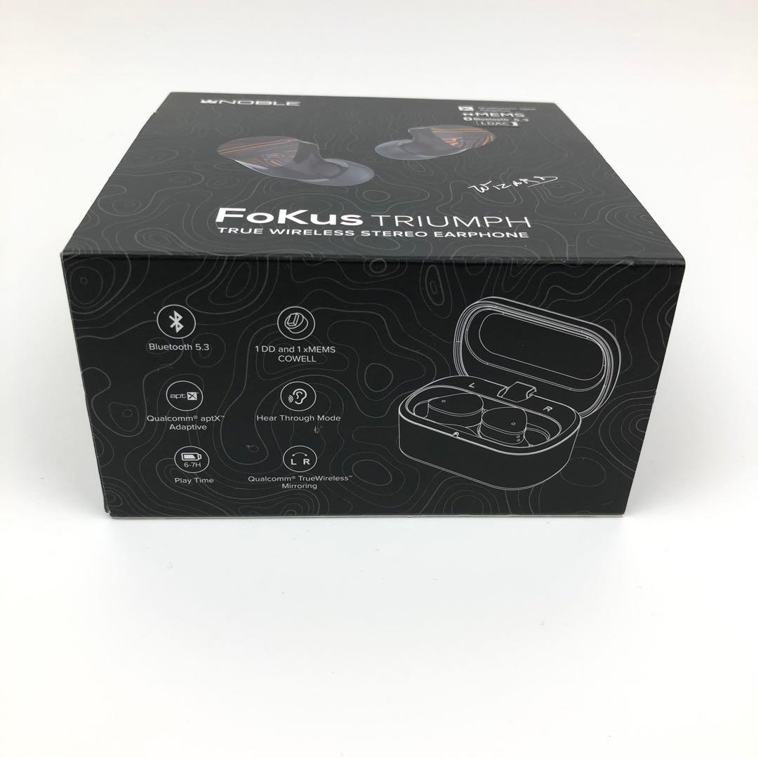 未使用 Noble Audio FoKus TRIUMPH ワイヤレスイヤフォン
