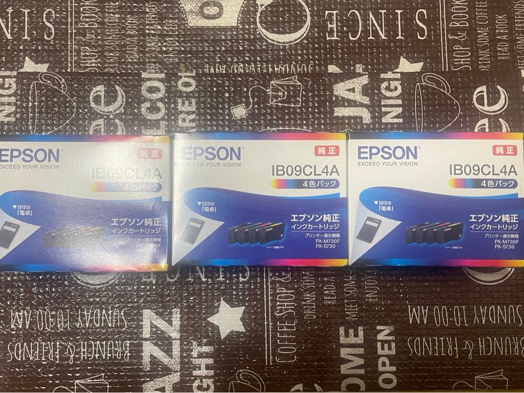 純正　EPSON IB09CL4A インクカートリッジ 4色セット3箱