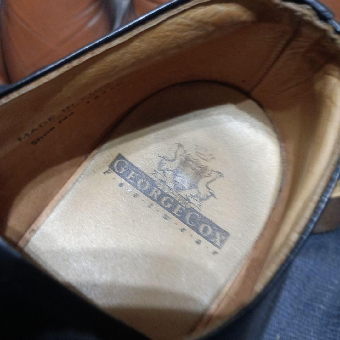 美品英国製ECOXラバーソールuk9/12210ジョージコックス
