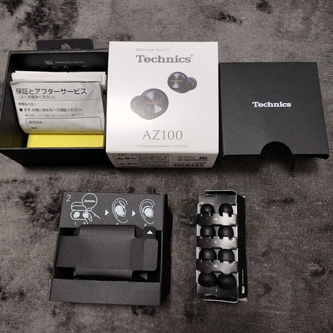 Technics EAH-AZ100-K セット:本体 クリアケース 右耳のみ