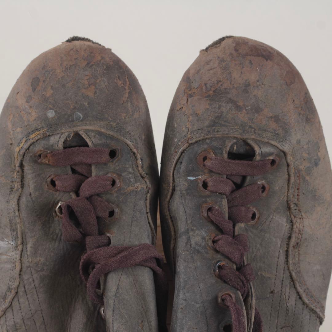 古い 野球 スパイク 古道具 アンティーク オブジェ