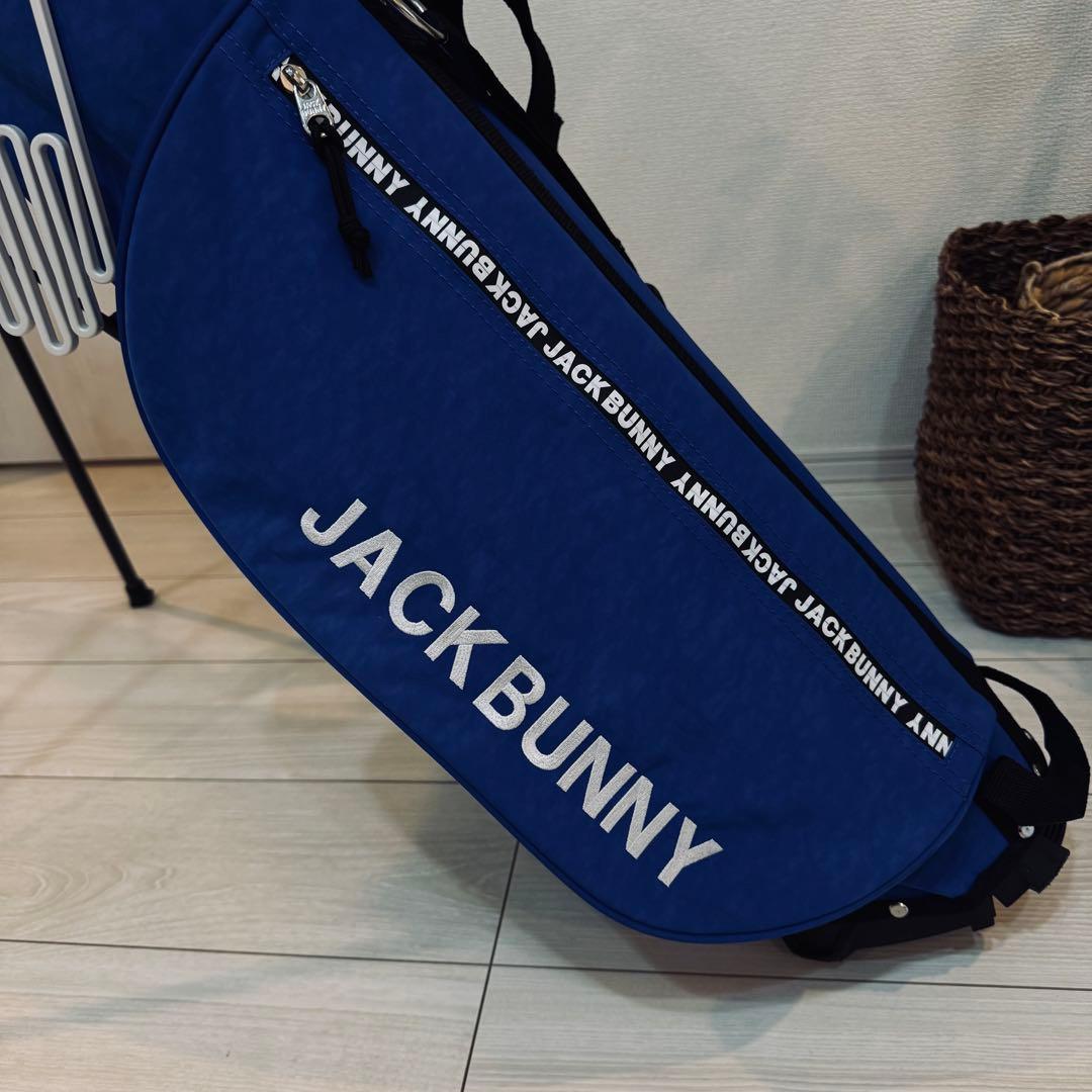 美品♪ JACK BUNNY!! スタンドタイプ キャディバッグ ブルー