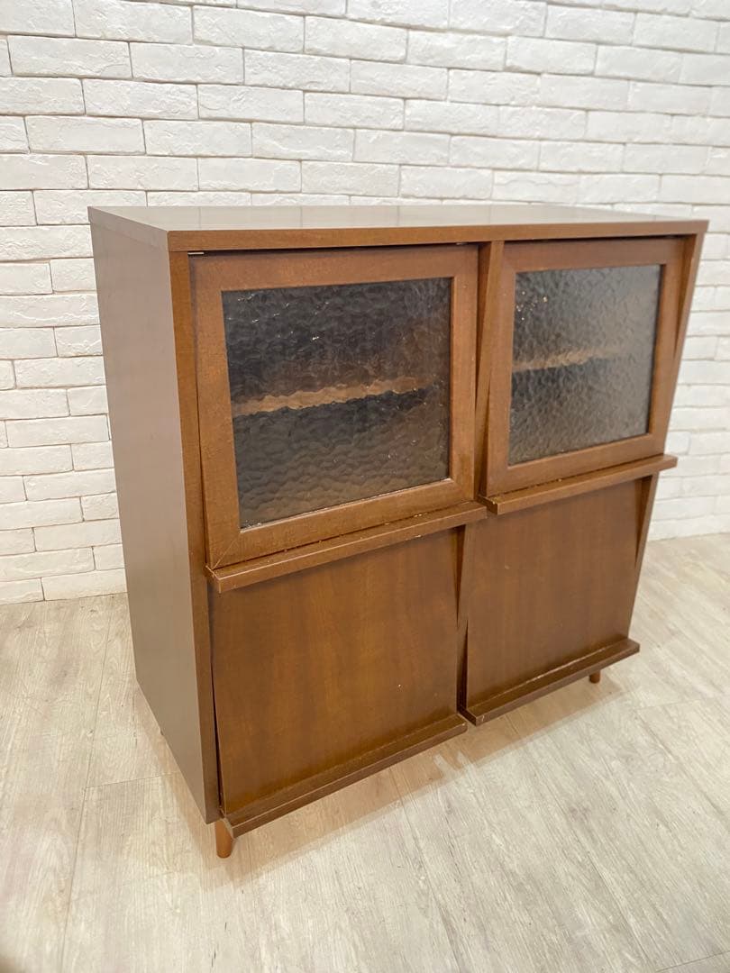 【東京都内23区配送無料】B-COMPANY ブックシェルフ　棚　チェスト　昭和