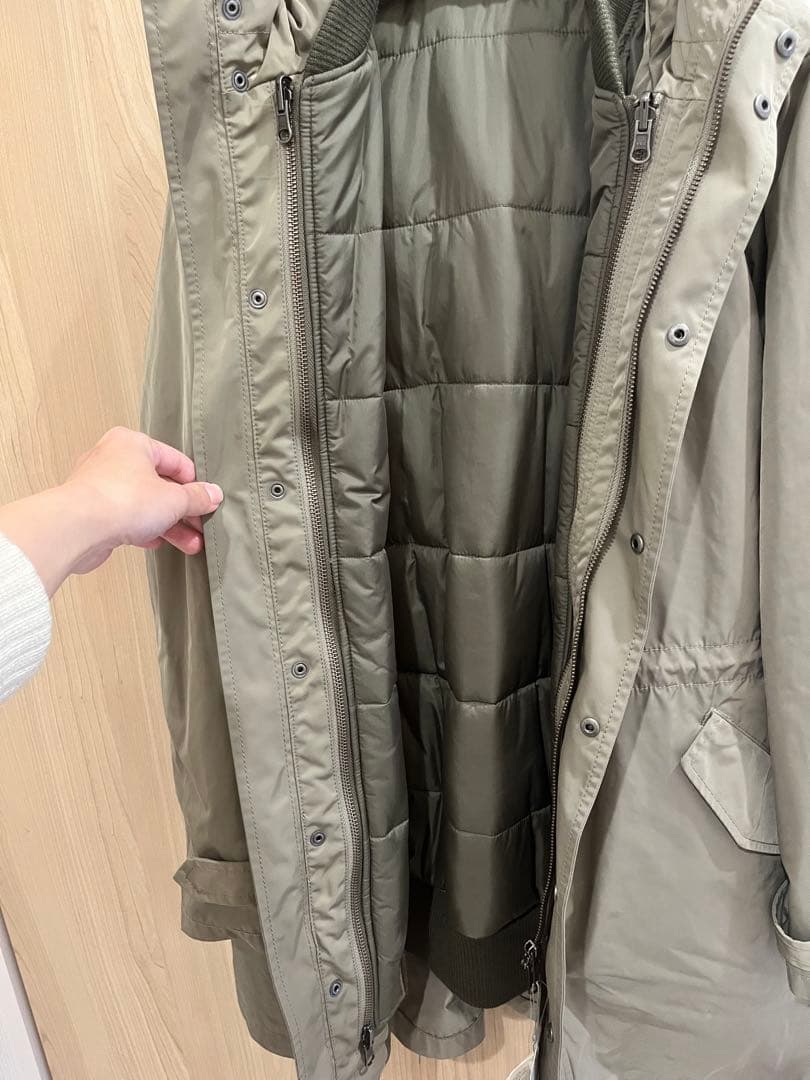 BEAMS LIGHTS 4wayモッズコート　オリーブ