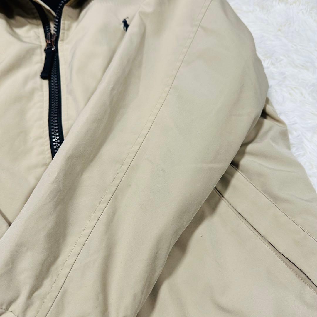 90s✨ラルフローレン ナイロンジャケット スイングトップ ベージュ