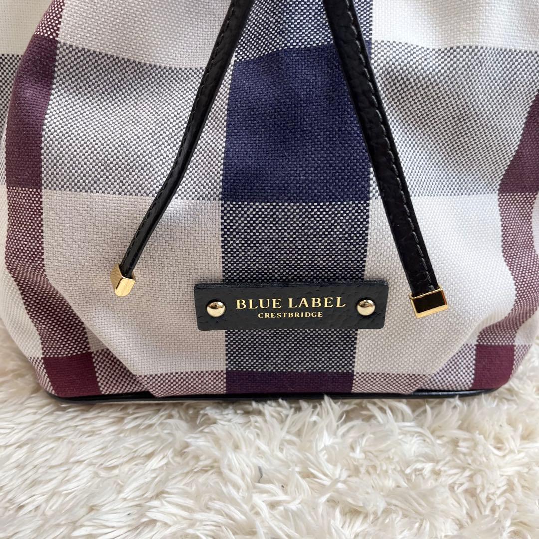 【極美品】ブルーレーベルクレストブリッジ　ショルダー　ハンド　バッグ　2way