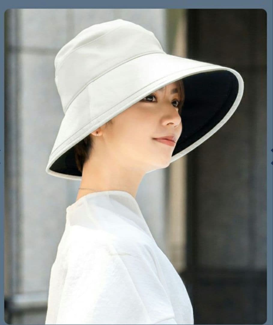 【新品タグ付き】芦屋ロサブラン　プレーンハット M　つば13cm