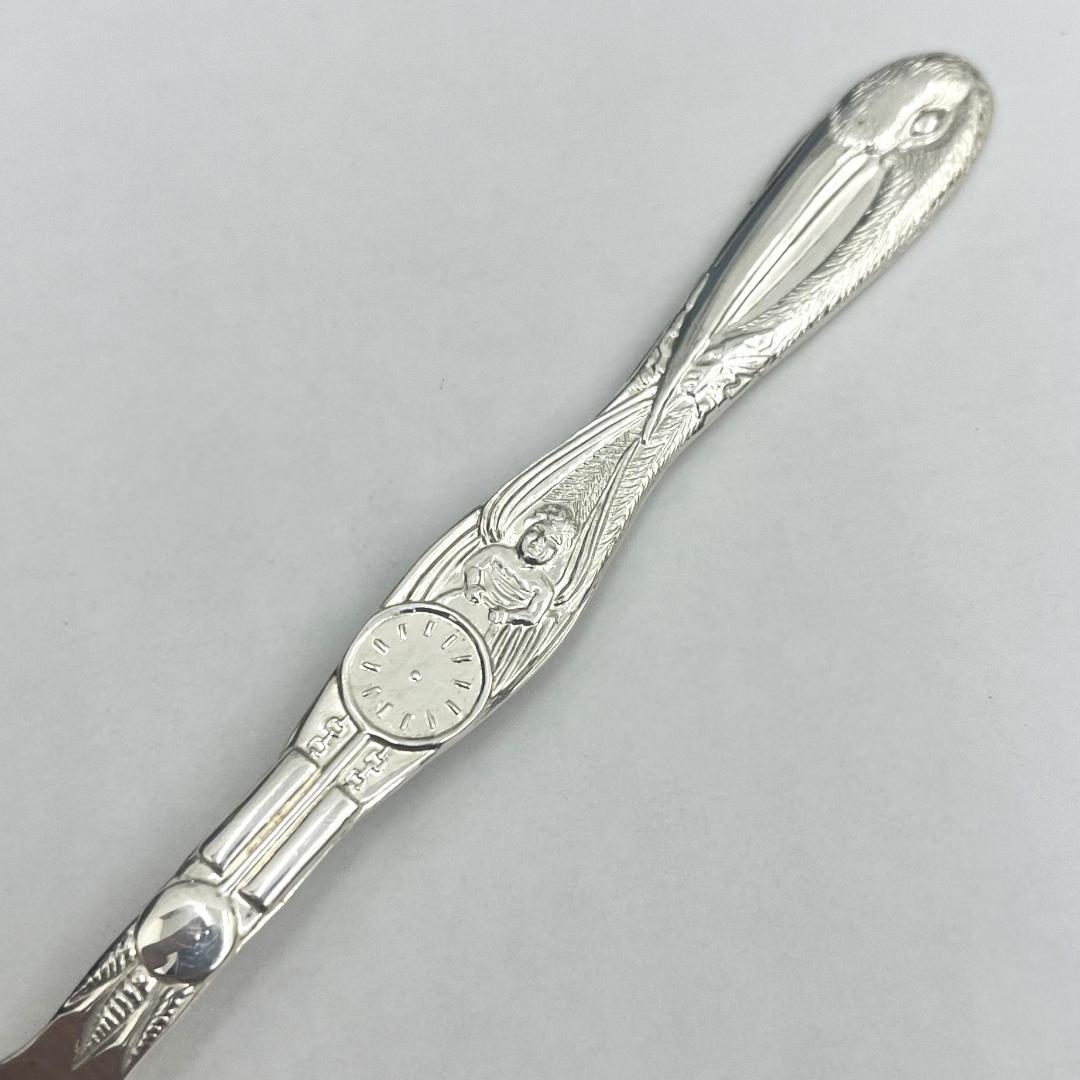 未使用 BIRTH RECORD バースレコード 銀製スプーン ２本