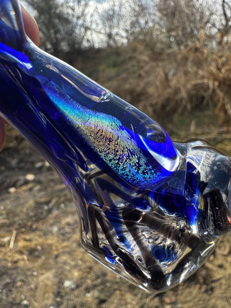 キラキラブルー lumpy pipe