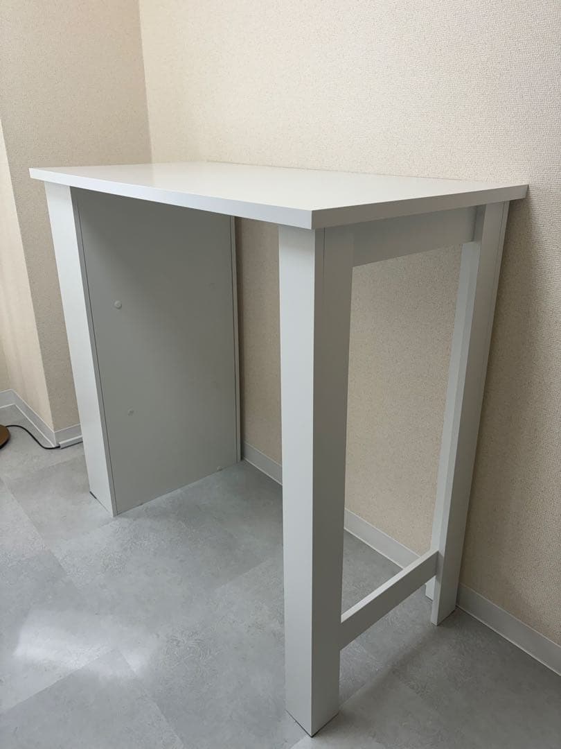 未使用　SoBuy ハイテーブル ダイニングテーブル 収納