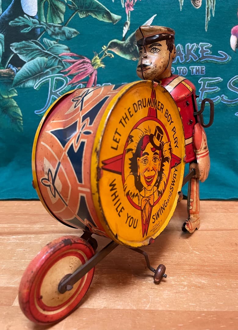 40’s アンティークトイ 「マーチング ドラマー」