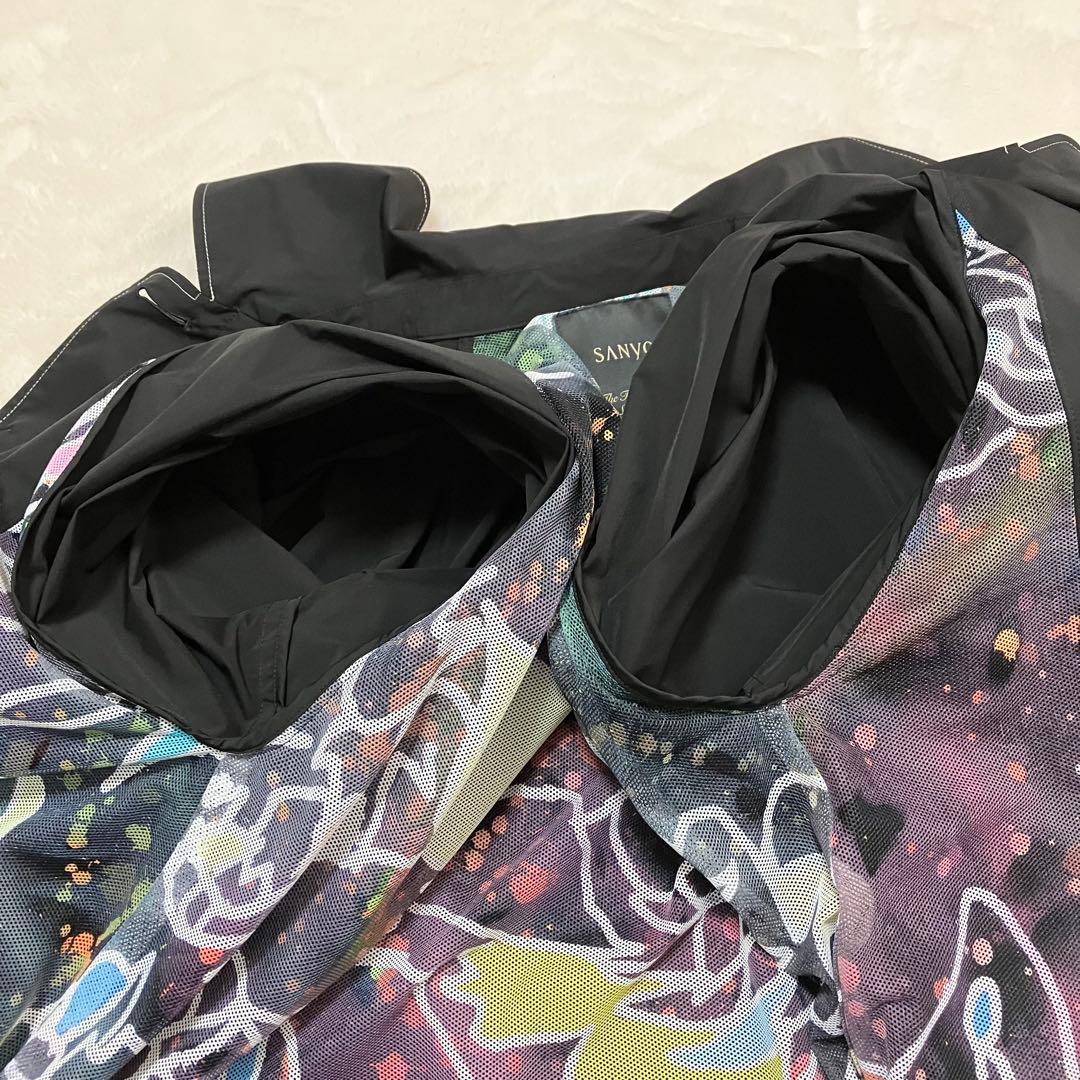 サンヨー ヤンチェオンテンバール 香取慎吾 2019SS レインコート 黒 38