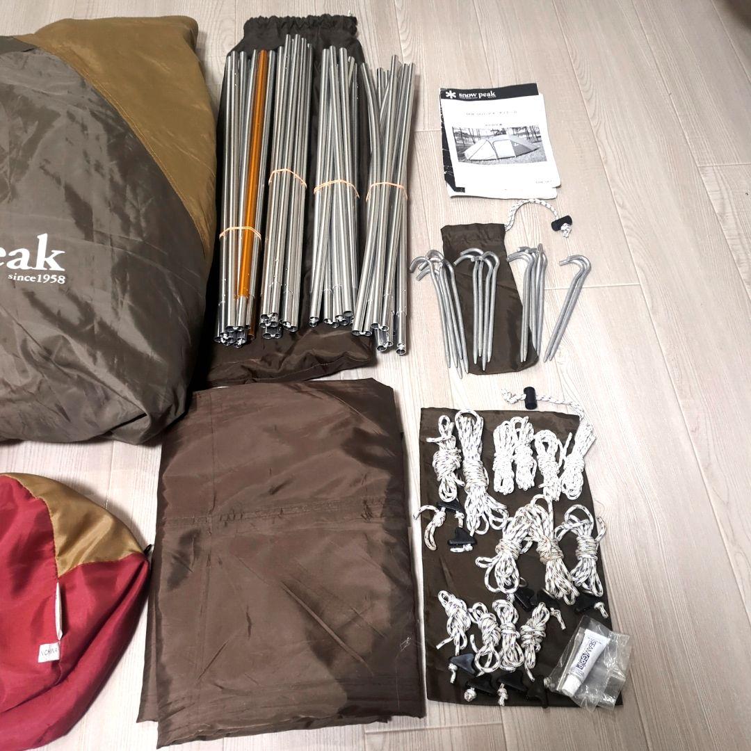 スノーピーク アメニティドーム SDE-001 ドームテント フロアシート付き