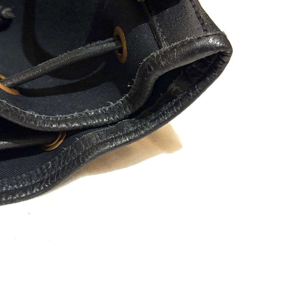 【廃盤　希少】Brady　CALDER　ショルダーバッグ　ブラック　巾着　大容量