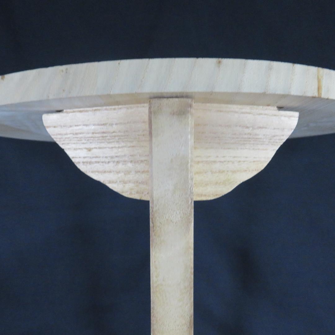 桐丸卓 紙箱 円卓 組み立て 茶道具 木製