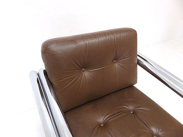 コ*ム様 希少品/ヴィンテージ　Knoll/ノール/ノル 本革1人掛けソファ　本