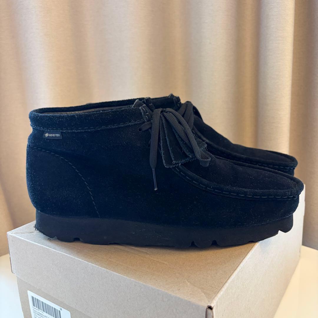 クラークス CLARKS ワラビーGTX 26cm UK8 ゴアテックス 黒