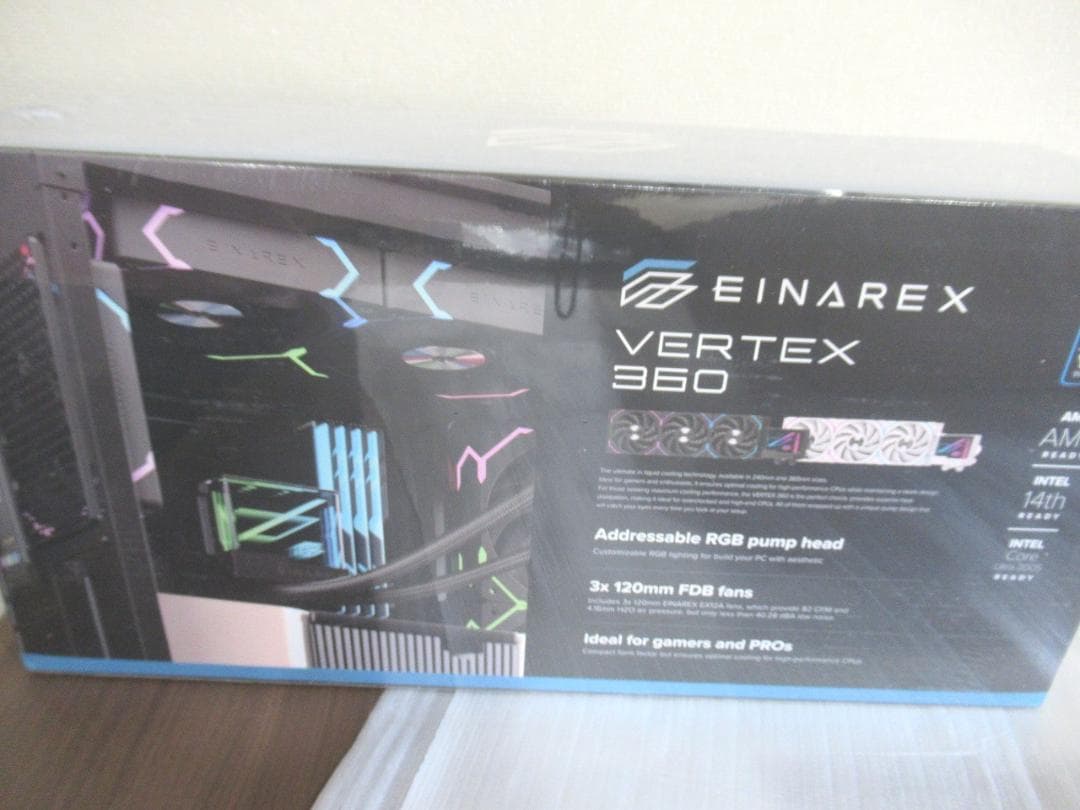 EINAREX エイナレックス 　VERTEX 　ARGB液冷CPUクーラー