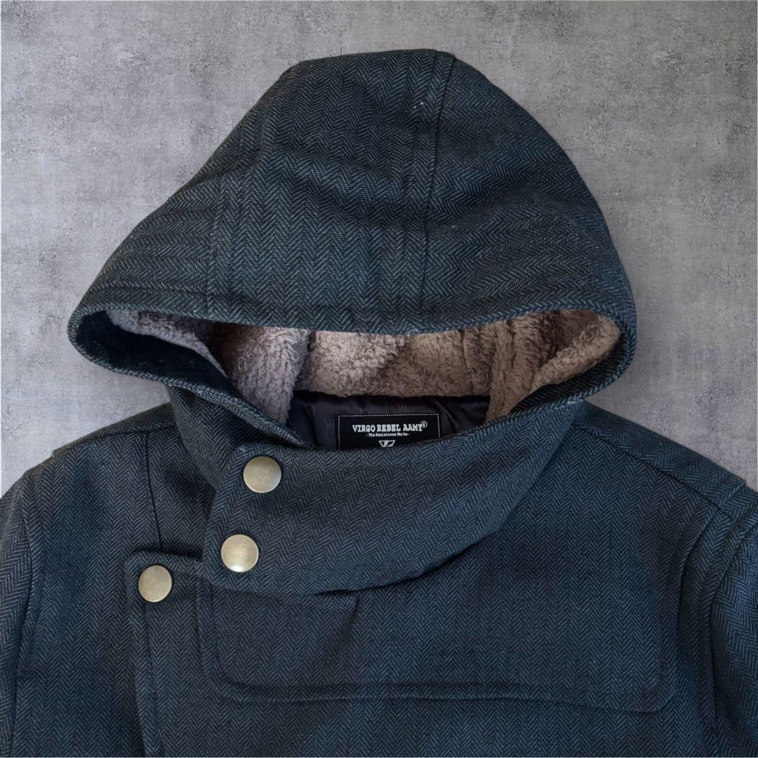 【VIRGO REBEL AAMY】size④ ダッフルコート ネイビー
