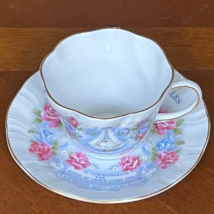 【希少品】英国製　クィーンズ★ウィリアム王子お誕生記念★C/S