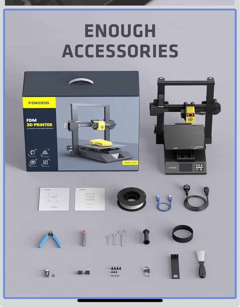 【新品】FOKODS Odin 5 F3 FDM 3Dプリンター