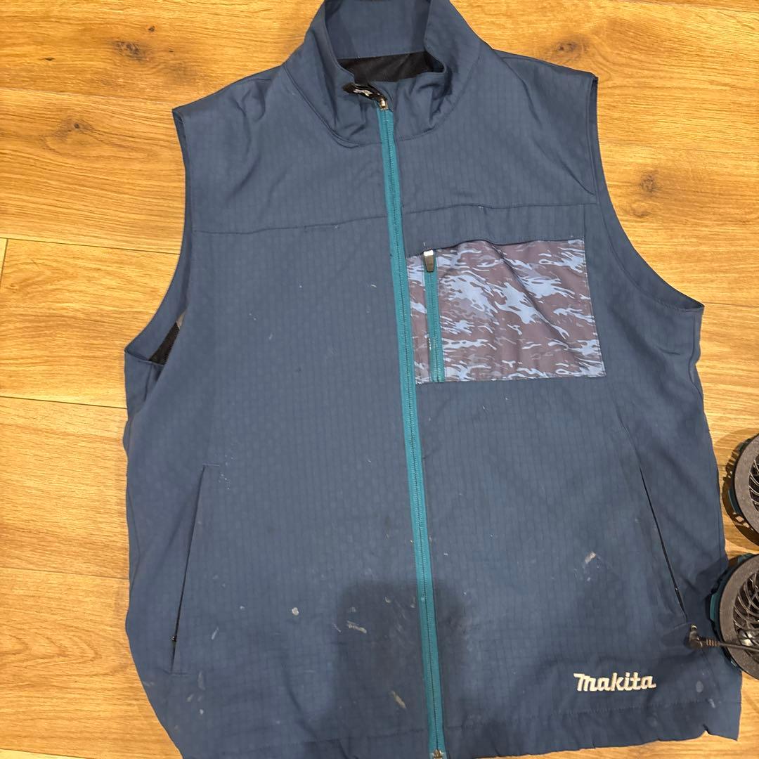 3万円相当！Makita 冷却ファン付きベスト ネイビー