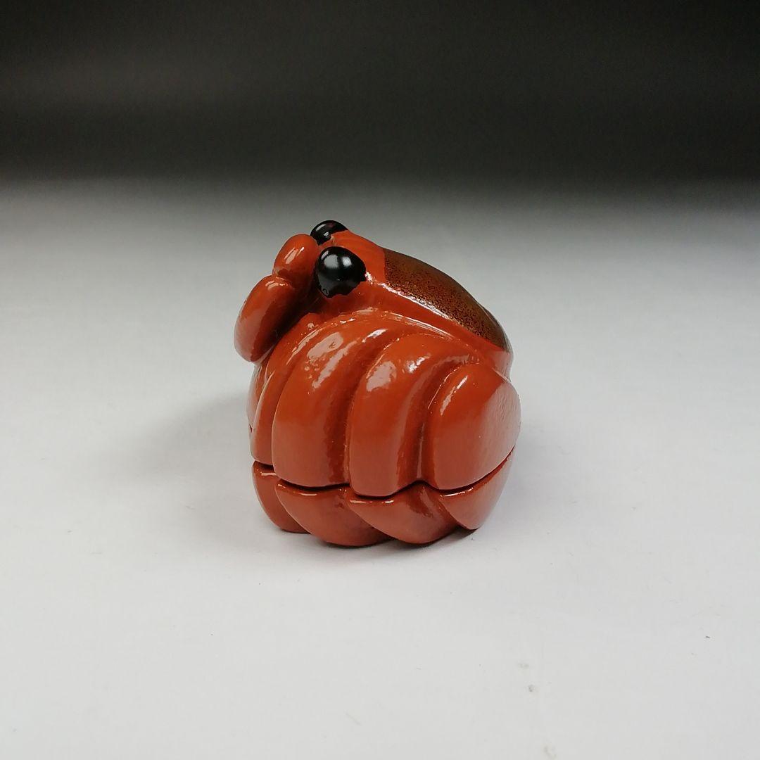 Ｔ９３６　香合　『蟹　香合』『山崖宗陽 作』漆塗蒔絵　共箱　茶道具