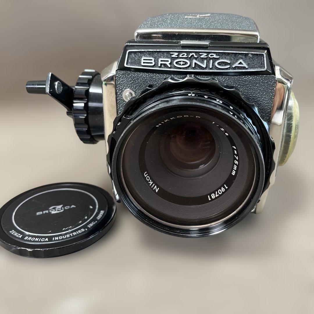 フィルムカメラ ZENZA BRONICA S2 NIKKOR-P f=75 1:2.8