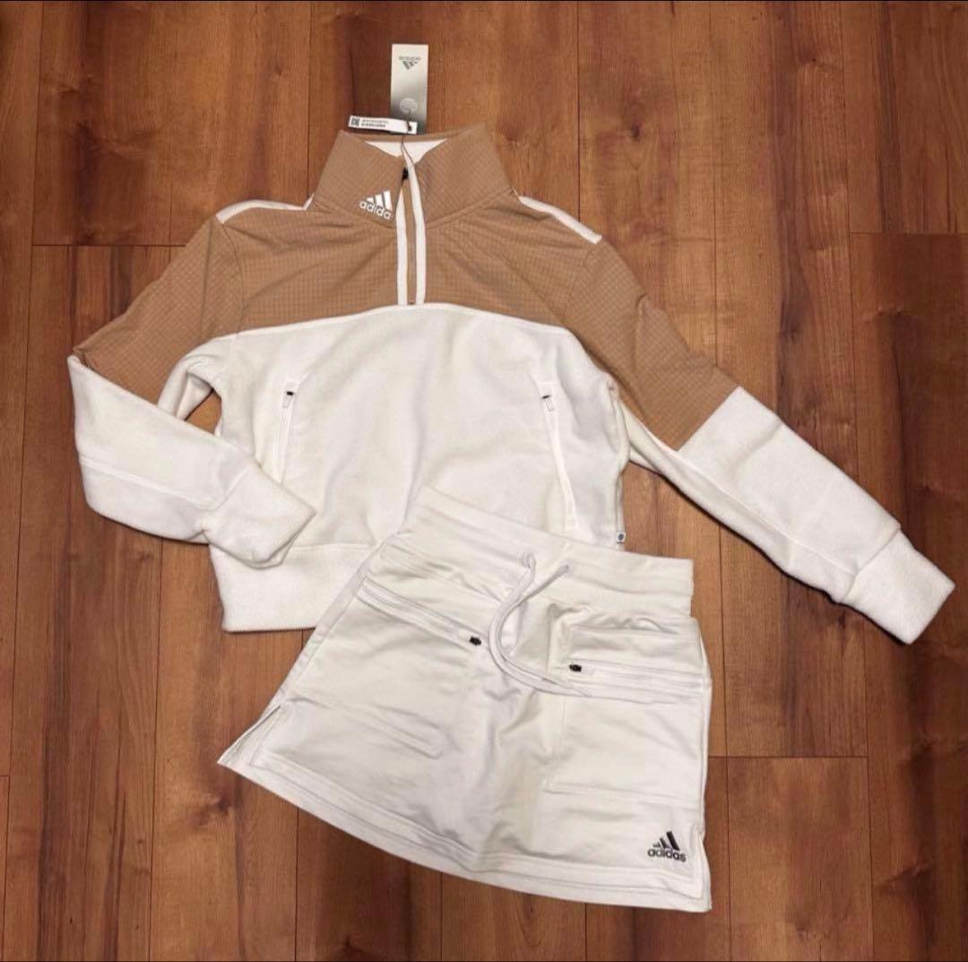 長袖　フリース　裏地付き　もこもこ　ハイウエストスカート　秋冬　セットアップ