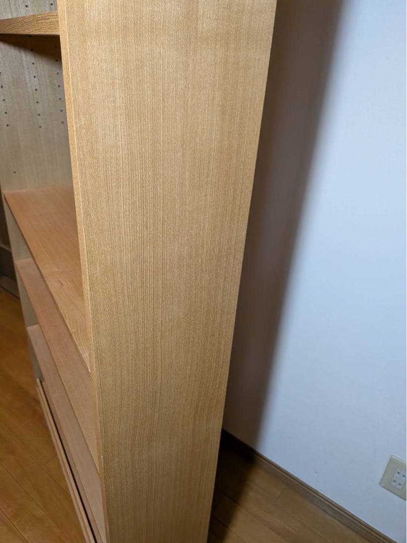 ■送料込■無印良品 MUJI 木製シェルフミドルタイプ 本棚廃盤