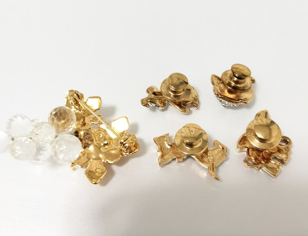 Swarovski スワロフスキー ブレスレット ブローチ ピンバッジ 6点