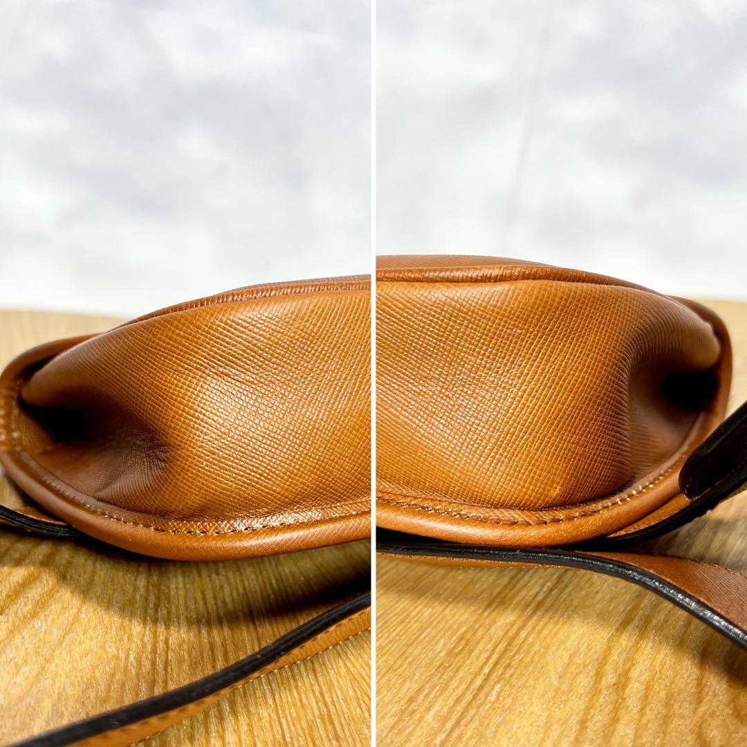 GUCCI 希少 レザー バンブー ウエストバッグ ブラウン 正規品 美品