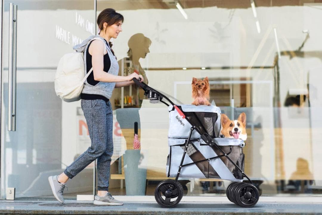 Ibiyaya　ペット用カート　ストローラー　FS1770-G　【平行輸入品】