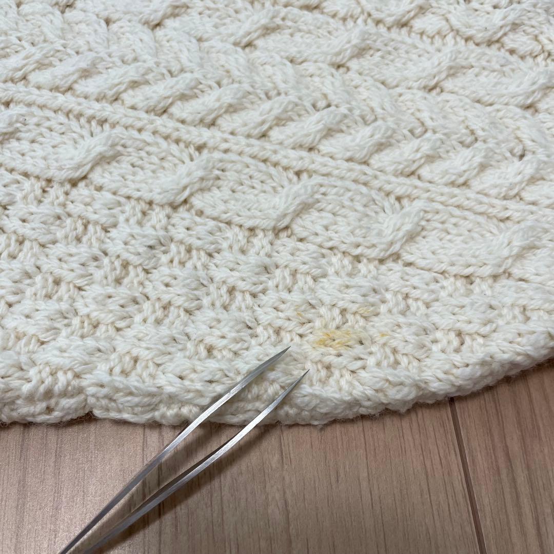 アイルランド製 INVERALLAN ケーブルニット Size.M