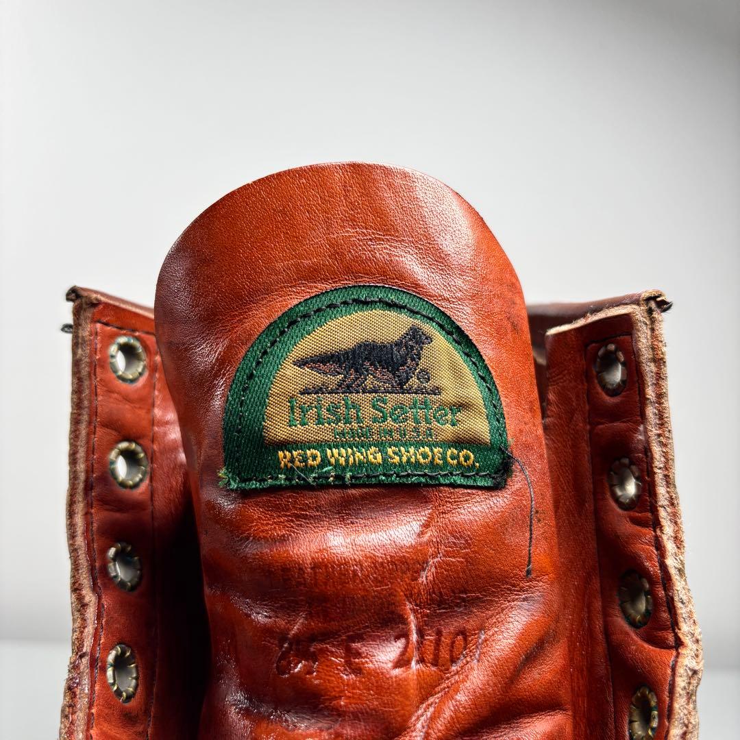 US8.5E レッドウィング 875 半円犬タグ 金刺繍 アメリカ製 92年製