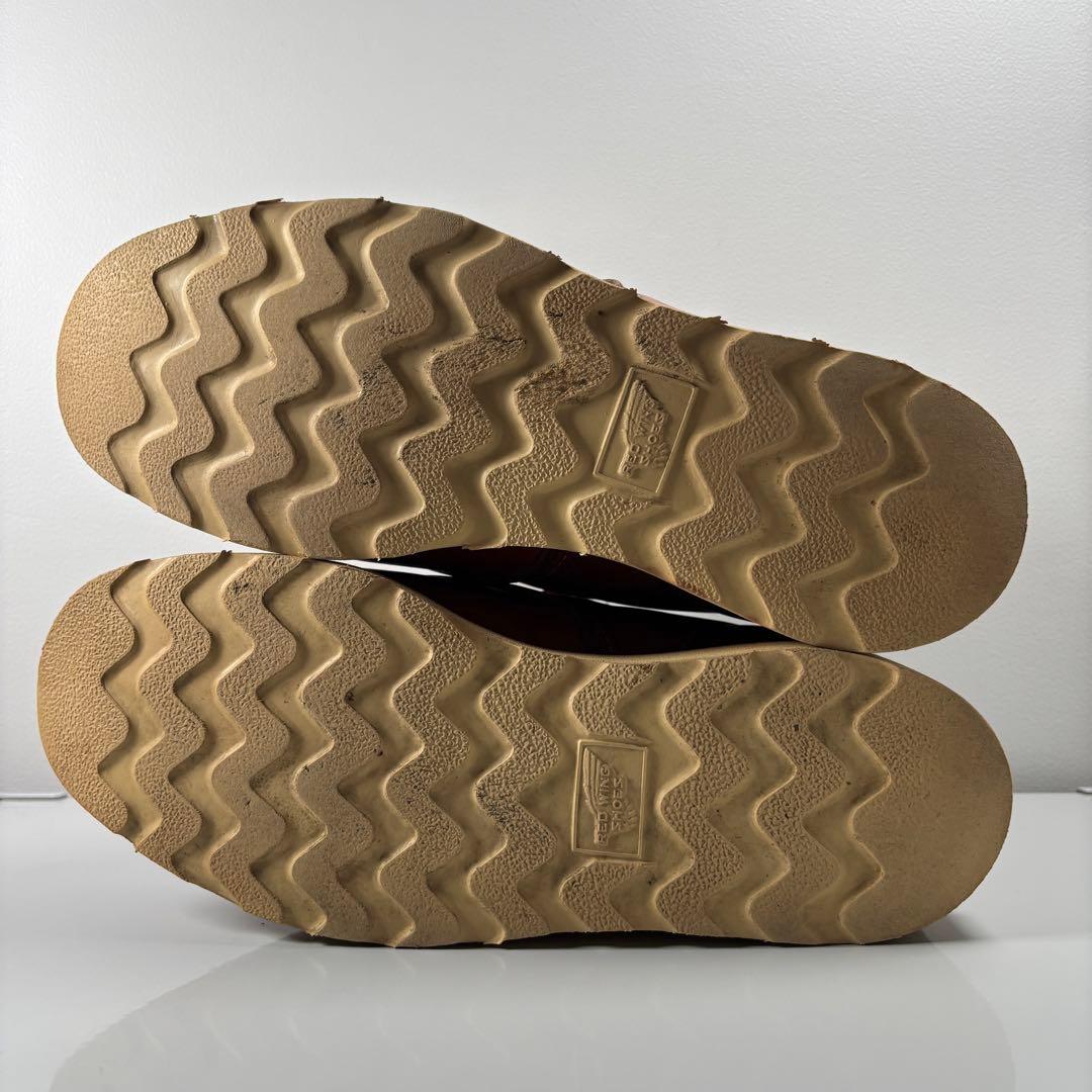 US8.5E レッドウィング 875 半円犬タグ 金刺繍 アメリカ製 92年製