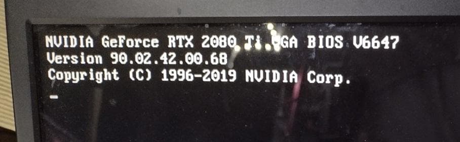 【送料込】中古 玄人志向 GG-RTX2080Ti-E11GB/TP