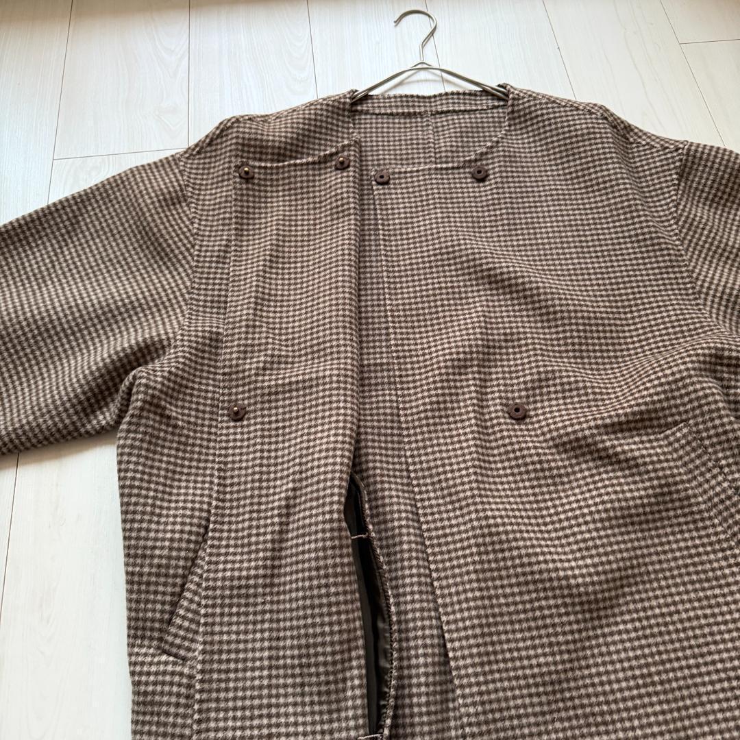 美品✨スローブイエナ　HAMILTONダブルフェイスウールショートコクーンコート