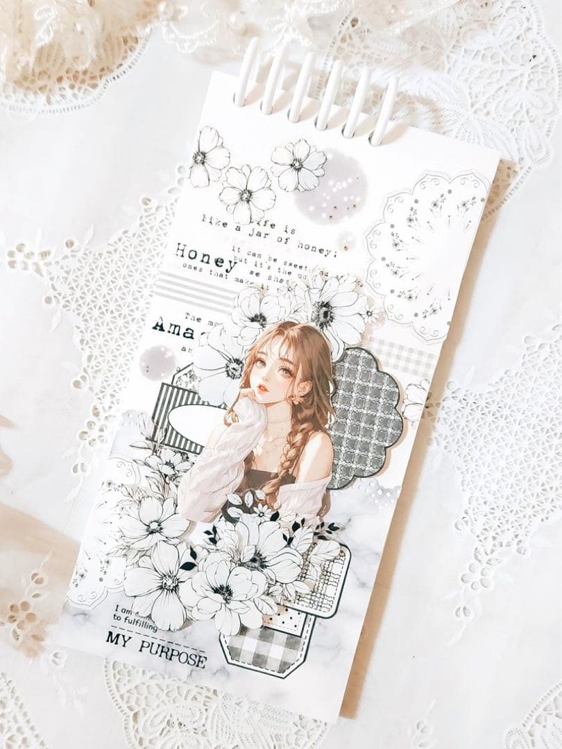 コラージュ素材　紙もの　素材紙　【2692】