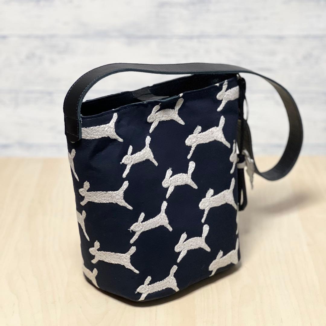 ミナペルホネンと本革のワンハンドルバッグ　MB510-163