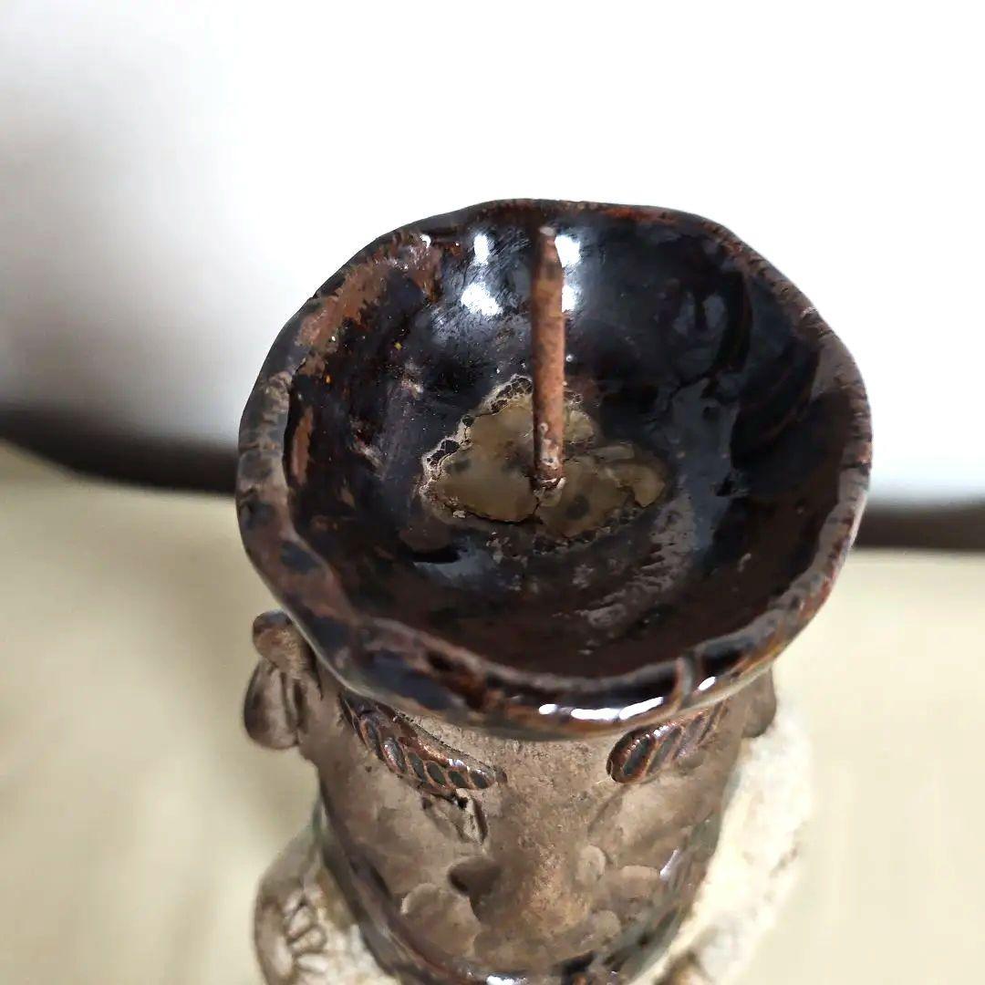 蝋燭立『鳩を抱いた伴天連』