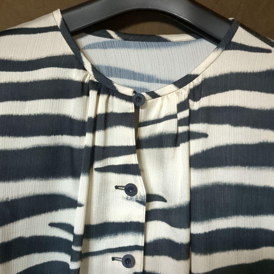 TAE ASHIDA タエアシダ　長袖ブラウス りぼん付き