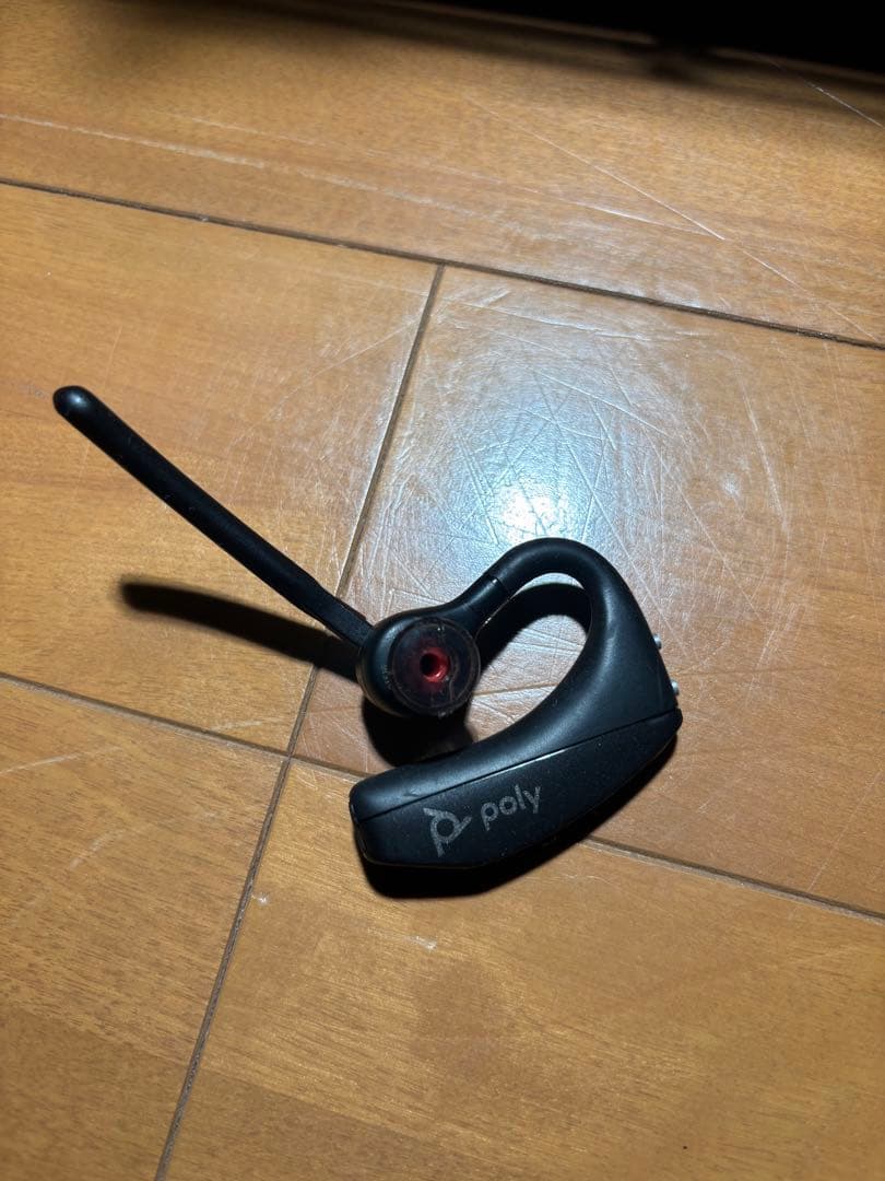 poly ワイヤレスイヤホン 耳掛け式 イヤーチップ付き