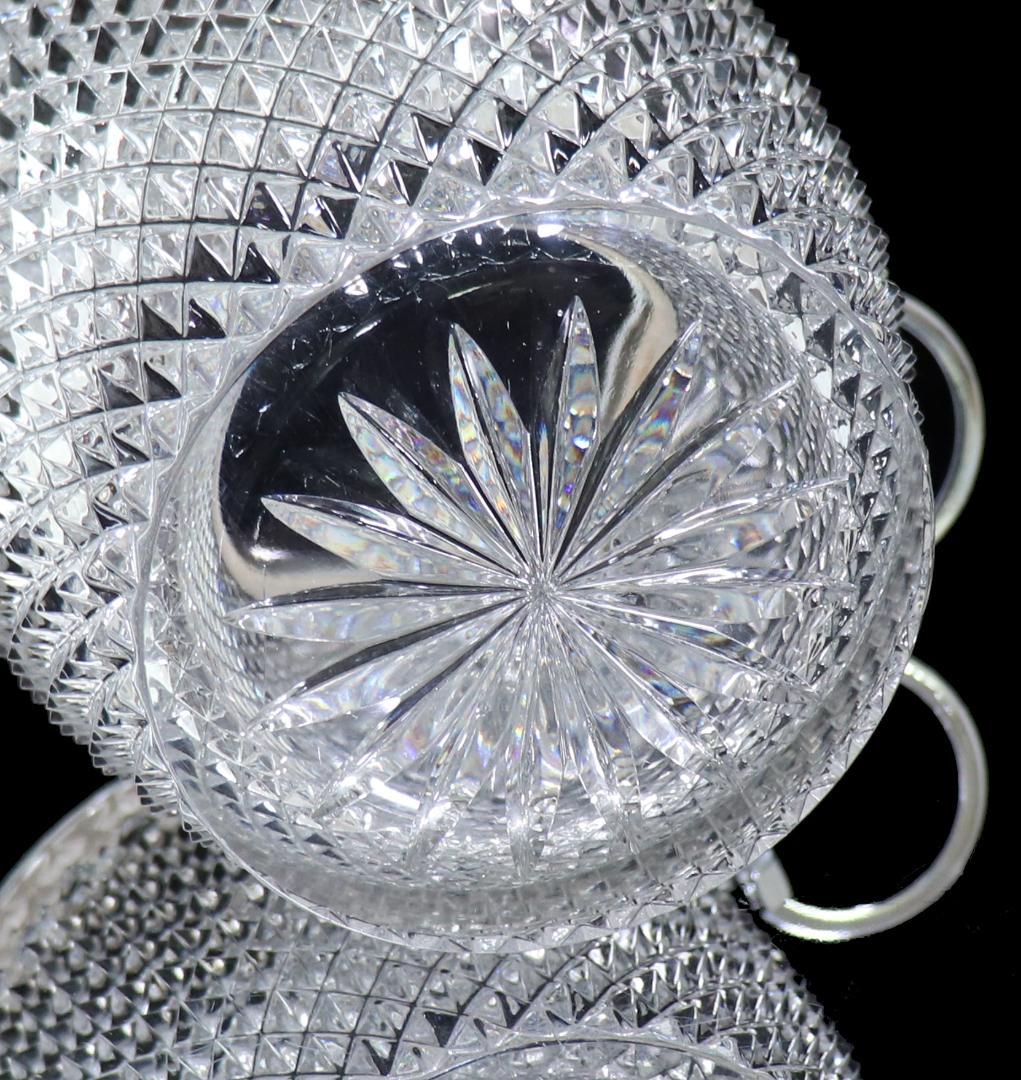 オールド・バカラ 特大 ディアマン・ビゾー 3.2㎏ シャンパンクーラー 銀装飾