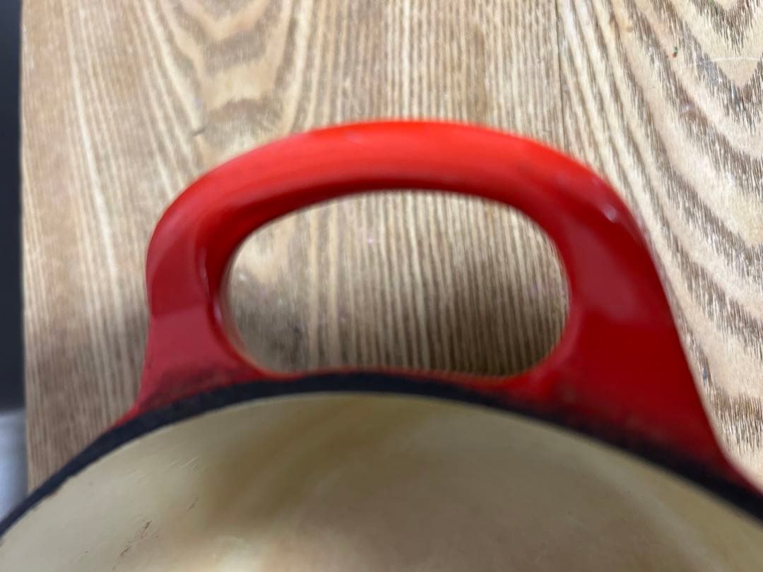 LE CREUSET 鋳鉄製 両手鍋 ル・クルーゼ ２５ オーバル　 レッド