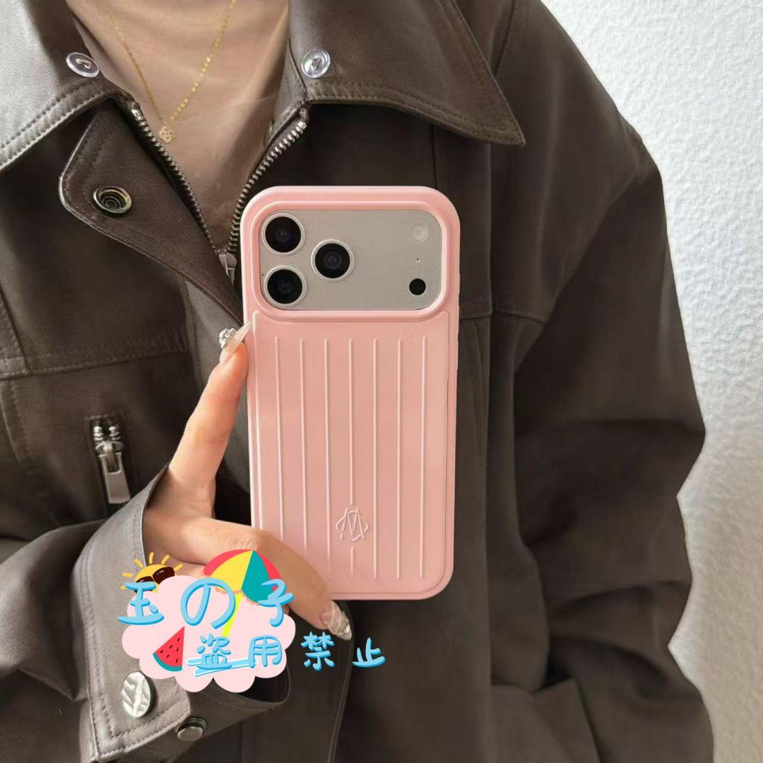 RIMOWAiPhone17ProMaxワイヤレス充電対応 スマホケースピンク