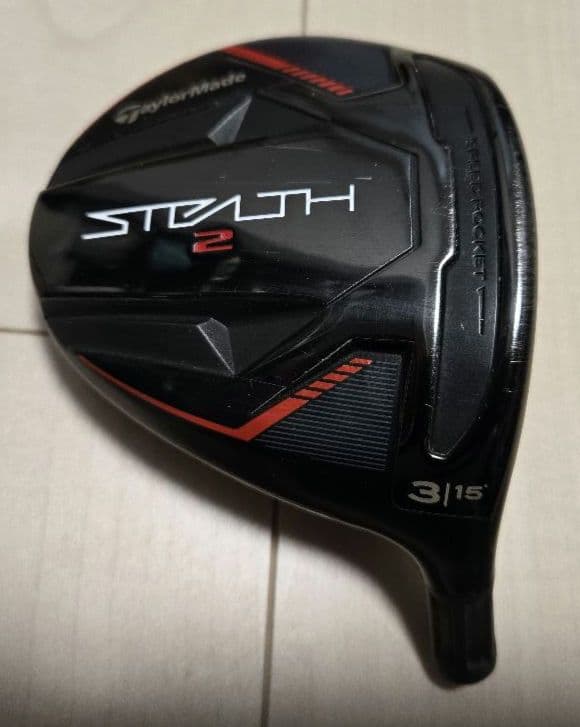 テーラーメイド STEALTH2 3W ヘッドのみ、ヘッドカバー有