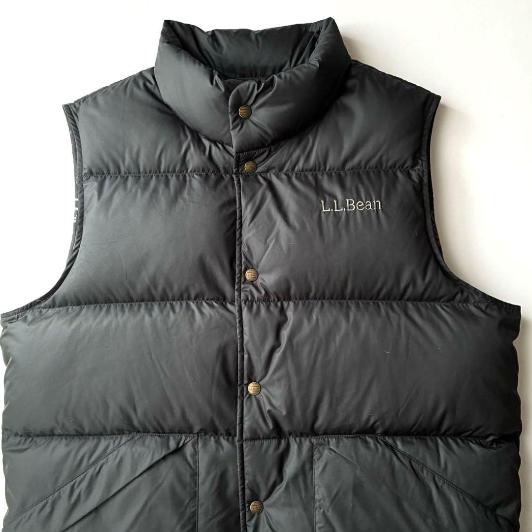未使用 L.L.BEAN ビーンズ トレイル モデル ダウン ベスト 82 黒
